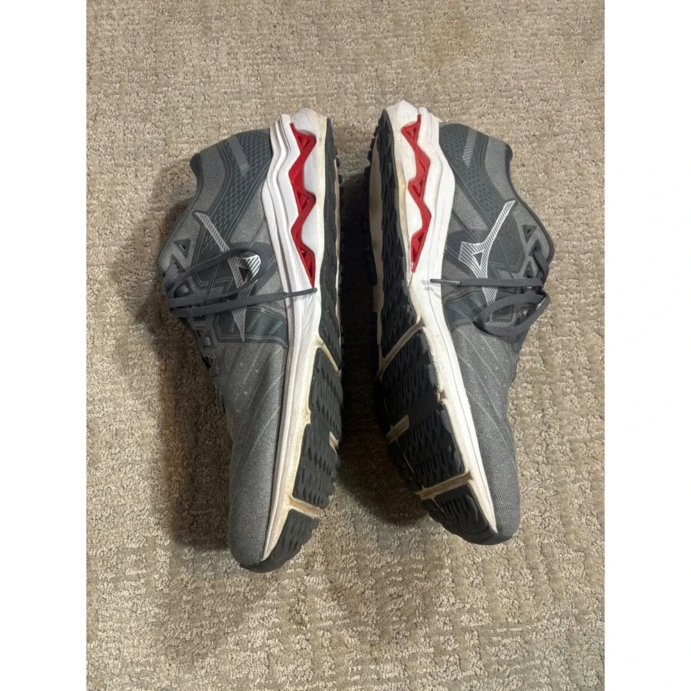 Mizuno Wave Inspire 18 Men's Running Shoes Grey Size 14 Wide‎